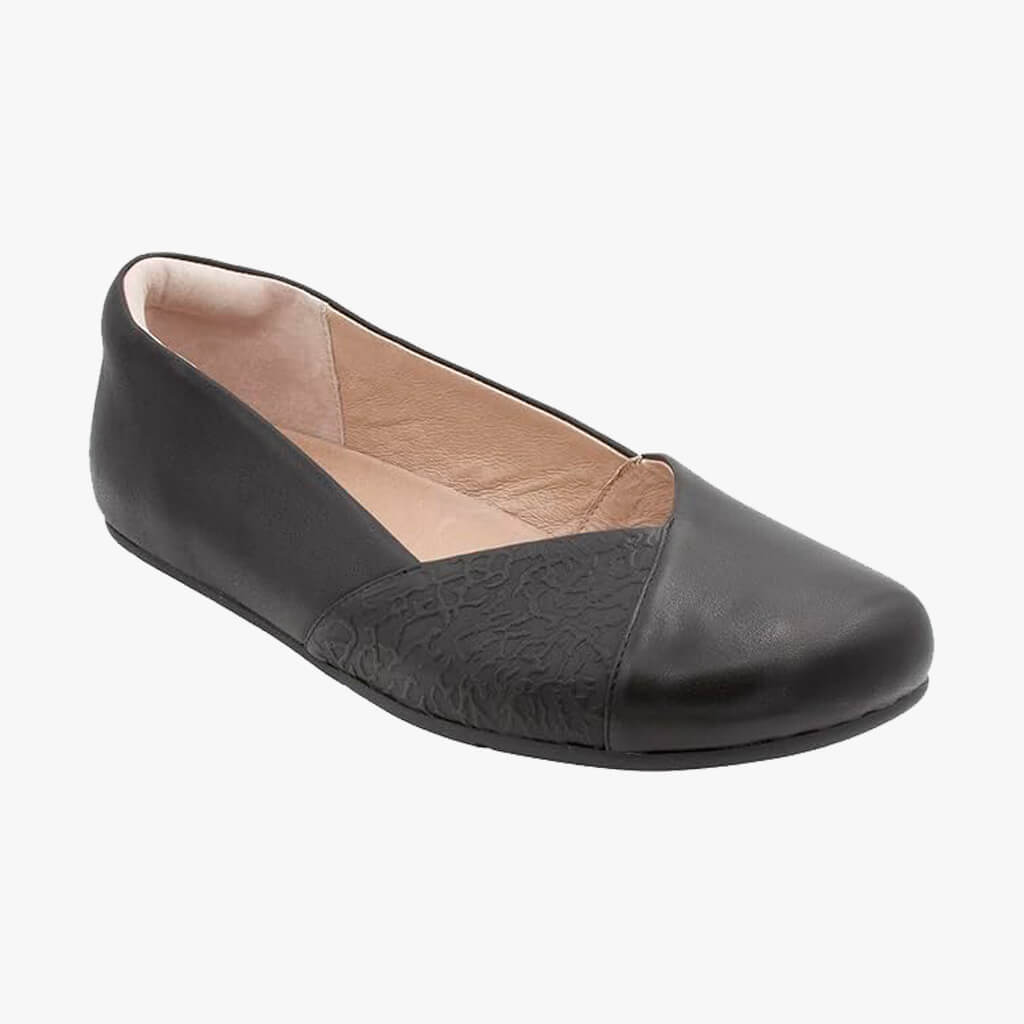 Xero Shoes Mujer Flats Phoenix Cuero Negro